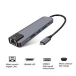 Best Type-C to HDMI 4K - 5 in 1 adapter - Space Grey